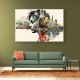 Urban Woman Fusion Collage Wall Art