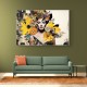 Flowers & Butterfly Women 5 Fusion Collage Wall Art