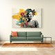 Flowers & Butterfly Women 7 Fusion Collage Wall Art