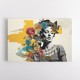 Flowers & Butterfly Women 7 Fusion Collage Wall Art
