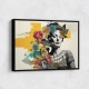 Flowers & Butterfly Women 7 Fusion Collage Wall Art