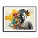 Flowers & Butterfly Women 7 Fusion Collage Wall Art