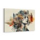 Urban Woman 2 Fusion Collage Wall Art
