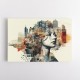 Urban Woman 2 Fusion Collage Wall Art
