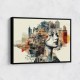 Urban Woman 2 Fusion Collage Wall Art