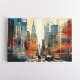 Urban City Fusion Collage Wall Art