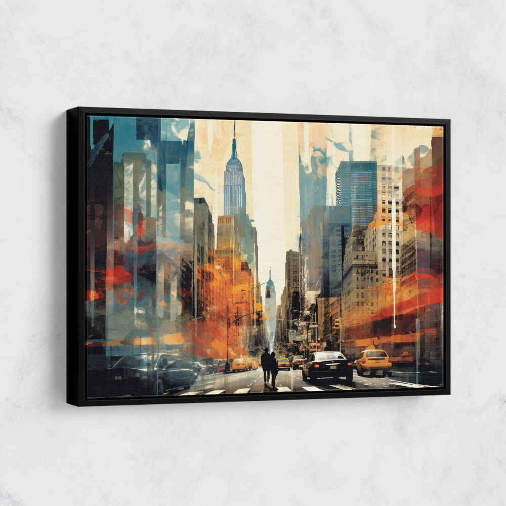 Urban City Fusion Collage Wall Art