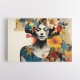 Flowers & Butterfly Women 9 Fusion Collage Wall Art