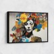 Flowers & Butterfly Women 10 Fusion Collage Wall Art