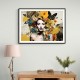 Flowers & Butterfly Women 11 Fusion Collage Wall Art