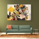 Flowers & Butterfly Women 12 Fusion Collage Wall Art