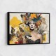 Flowers & Butterfly Women 12 Fusion Collage Wall Art