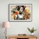 Flowers & Butterfly Women 13 Fusion Collage Wall Art