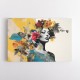 Flowers & Butterfly Women 14 Fusion Collage Wall Art