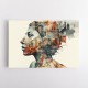 Urban Woman 3 Fusion Collage Wall Art