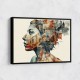 Urban Woman 3 Fusion Collage Wall Art