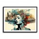 Urban Woman 4 Fusion Collage Wall Art