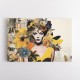 Flowers & Butterfly Women 16 Fusion Collage Wall Art
