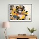 Flowers & Butterfly Women 16 Fusion Collage Wall Art