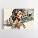Urban Woman 5 Fusion Collage Wall Art