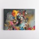 Flowers & Butterfly Women 17 Fusion Collage Wall Art