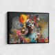 Flowers & Butterfly Women 17 Fusion Collage Wall Art