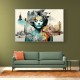 Urban Woman 6 Fusion Collage Wall Art