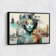 Urban Woman 6 Fusion Collage Wall Art