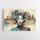 Urban Woman 7 Fusion Collage Wall Art