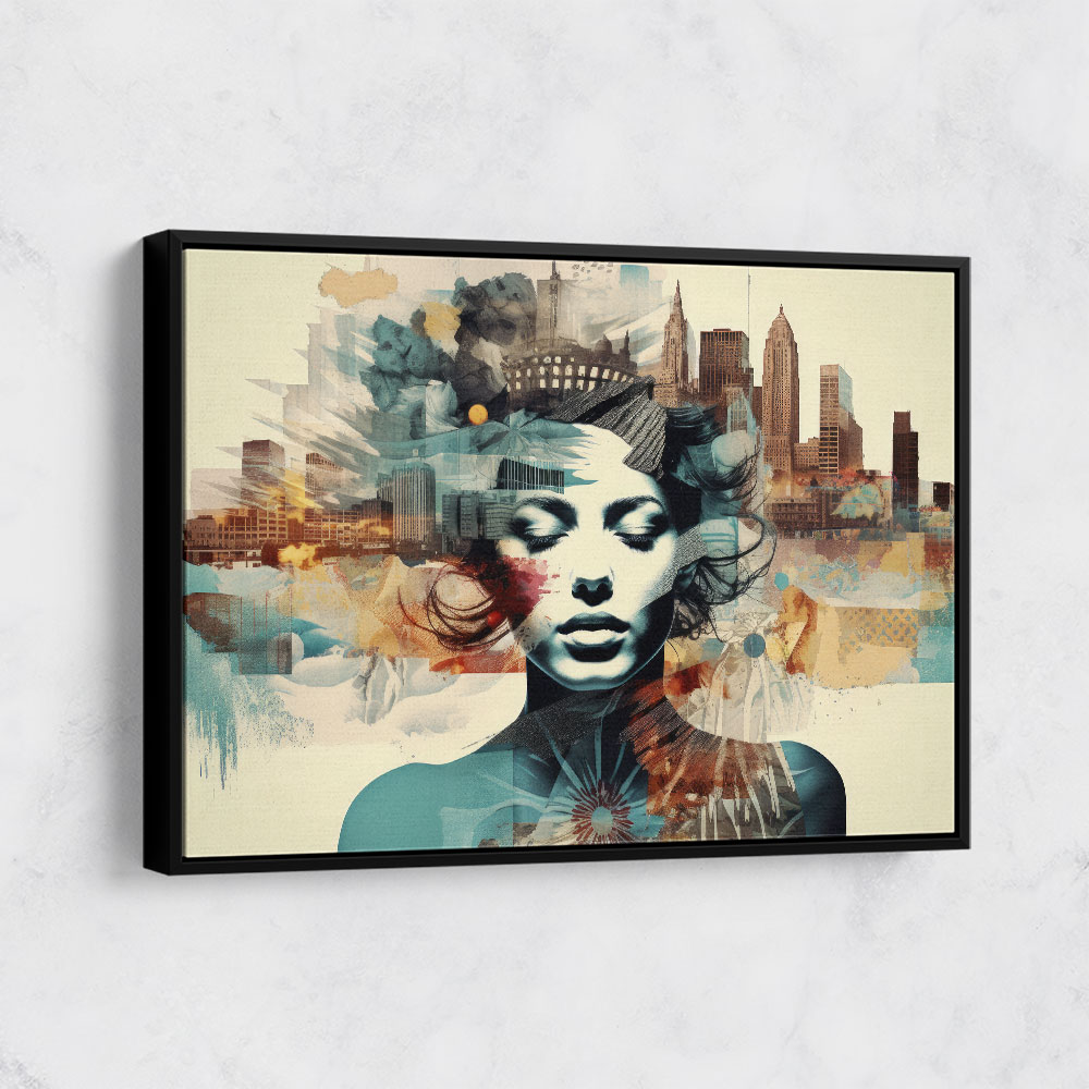 Urban Woman 7 Fusion Collage Wall Art