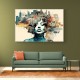 Urban Woman 9 Fusion Collage Wall Art