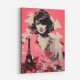 Lady Eiffel Retro Pink Collage