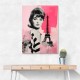 Lady Paris 2 Retro Pink Collage