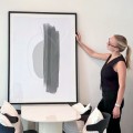 Black Framed Print