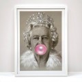 The Queen White Frame