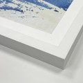 White 2x3cm Wood Frame
