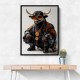 Bitcoin Black Bull 2 Wall Art