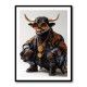 Bitcoin Black Bull 2 Wall Art