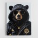 Black Bear Bitcoin Wall Art