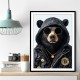 Black Bear Bitcoin Wall Art