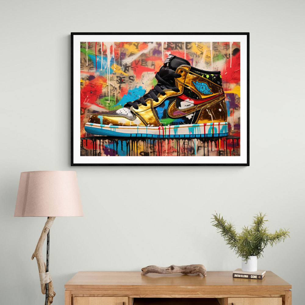 Air Jordan 4 Graffiti Art