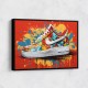Air Force 1 Sneaker Graffiti Wall Art