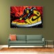 Air Jordan 5 Graffiti Wall Art