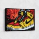 Air Jordan 5 Graffiti Wall Art