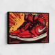Air Jordan's 7 Graffiti Wall Art