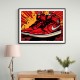 Air Jordan's 7 Graffiti Wall Art