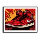 Air Jordan's 7 Graffiti Wall Art