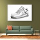 Air Force 1 Sketch Style Sneaker Wall Art