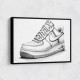 Air Force 1 Sketch Style Sneaker Wall Art