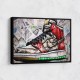 Air Jordan 10 Graffiti Wall Art